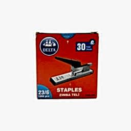 Delta 250 Zımba Teli 23/6 1000 Adet - Beyaz