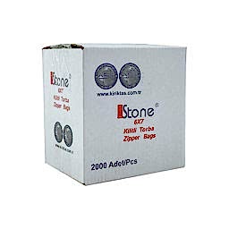 Stone Kilitli Poşet Torba 6x7 cm 2000 Adet