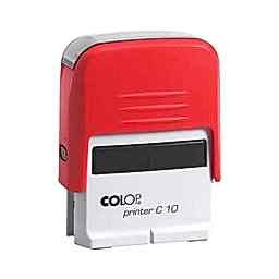 Colop C10 Otomatik Kaşe 10x27 mm Kırmızı Keçe