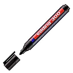 Edding E-300 Permanent Marker Kalem Yuvarlak Uç Siyah