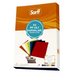 Sarff Pvc Cilt Kapağı 450 Mikron A4 50'li Paket - Opak Siyah
