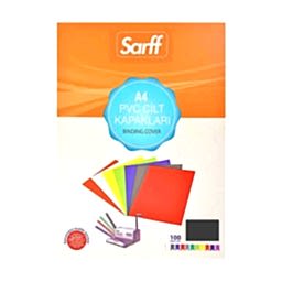 Sarff Cilt Kapağı 160 Mikron A4 100'lü Paket Opak Siyah