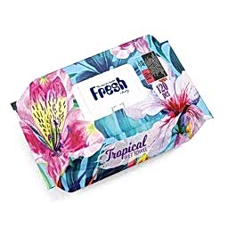 Freshbaby Islak Mendil Tropical Mor 120 Yaprak 