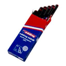 Edding 149M Silinebilir Asetat Kalemi Silgili 1.0 mm Kırmızı 10 Adet