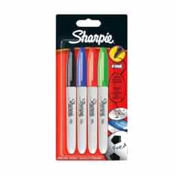 Sharpie Permanent Set Fine Yuvarlak Uç 4 Renk