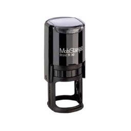 Mobi Stamps R-30 Otomatik Yuvarlak Kaşe 30 mm Siyah Keçeli