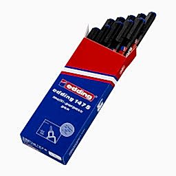 Edding 147S Silinebilir Asetat Kalemi Silgili 0.3 mm Mavi 10 Adet