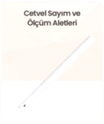 Cetvel Sayım ve Ölçüm Aletleri kategorisi için resim