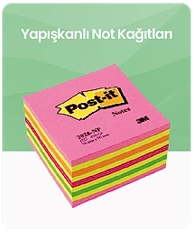 Yapışkanlı Not Kağıtları kategorisi için resim
