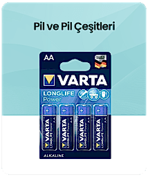 Pil ve Pil Çeşitleri kategorisi için resim