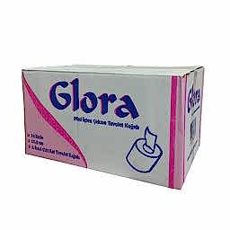 Glora İçten Çekme Mini Tuvalet Kağıdı 80 metre 4 kg 12'li Paket resmi
