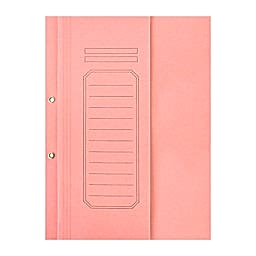 Alemdar Yarım Kapak Telli Dosya Lüks 25'li Paket - Pembe resmi