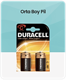 Orta Boy Pil kategorisi için resim